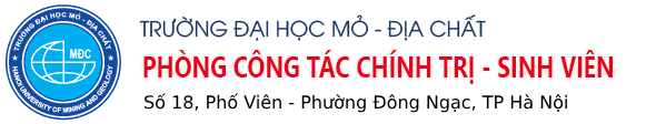 Phòng Công tác Chính trị - Sinh viên - Trường Đại học Mỏ - Địa chất